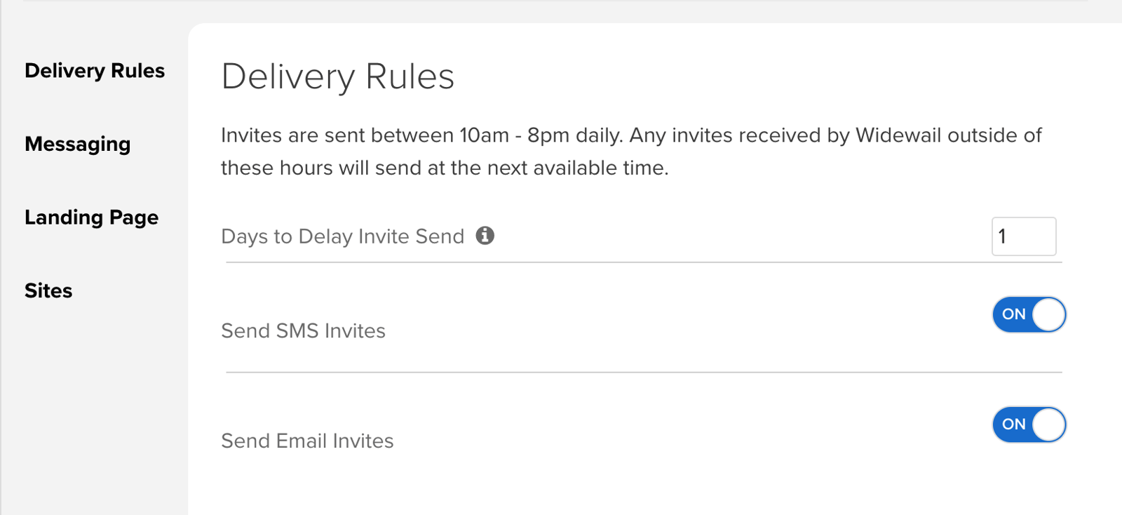 Get More Reviews delivery Rules