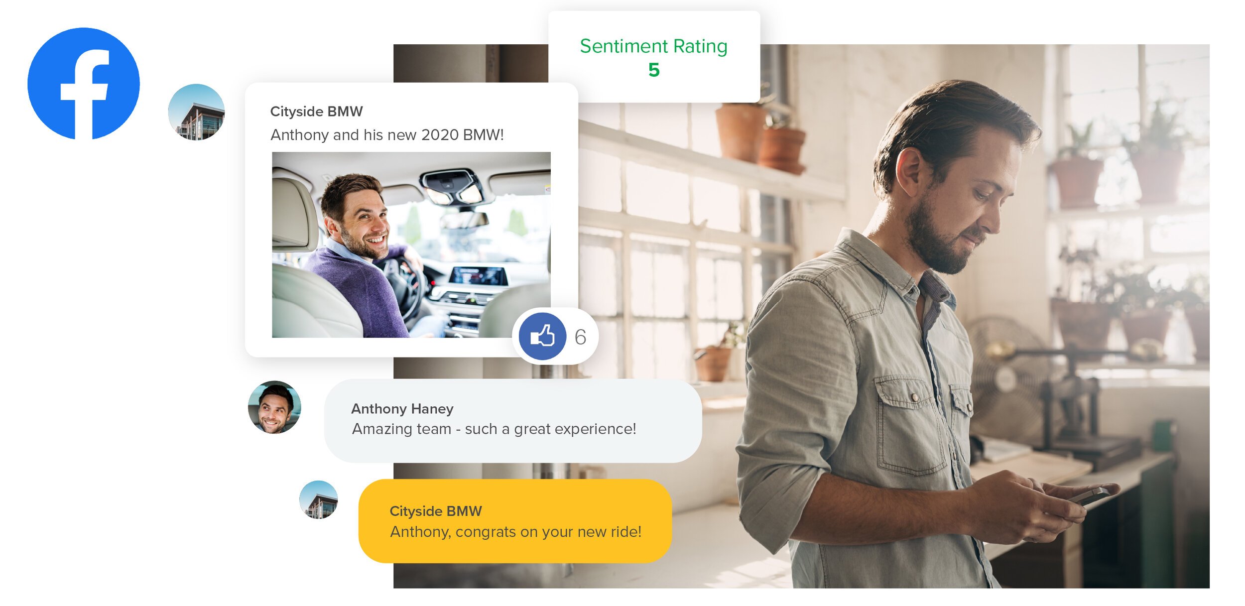 Facebook and Instagram customer engagement management and sentiment tracking Facebook and Instagram customer engagement management and sentiment tracking