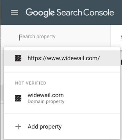 Goole Search Console