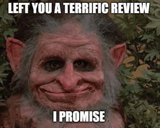 Google Review Troll Meme