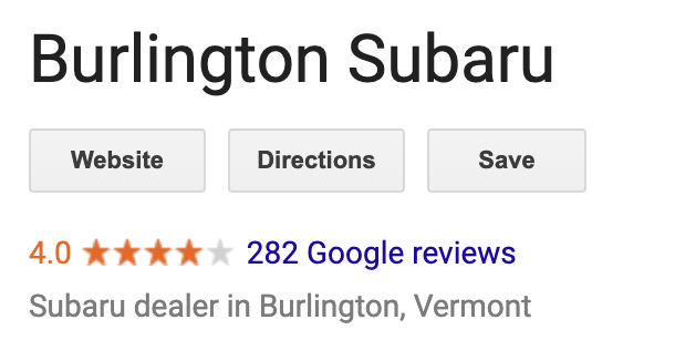 Burlington subaru