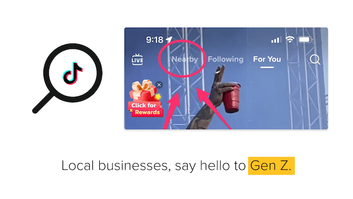 New “Nearby” Feature on TikTok Could Make Local Businesses More  Discoverable by Gen Z Audience
